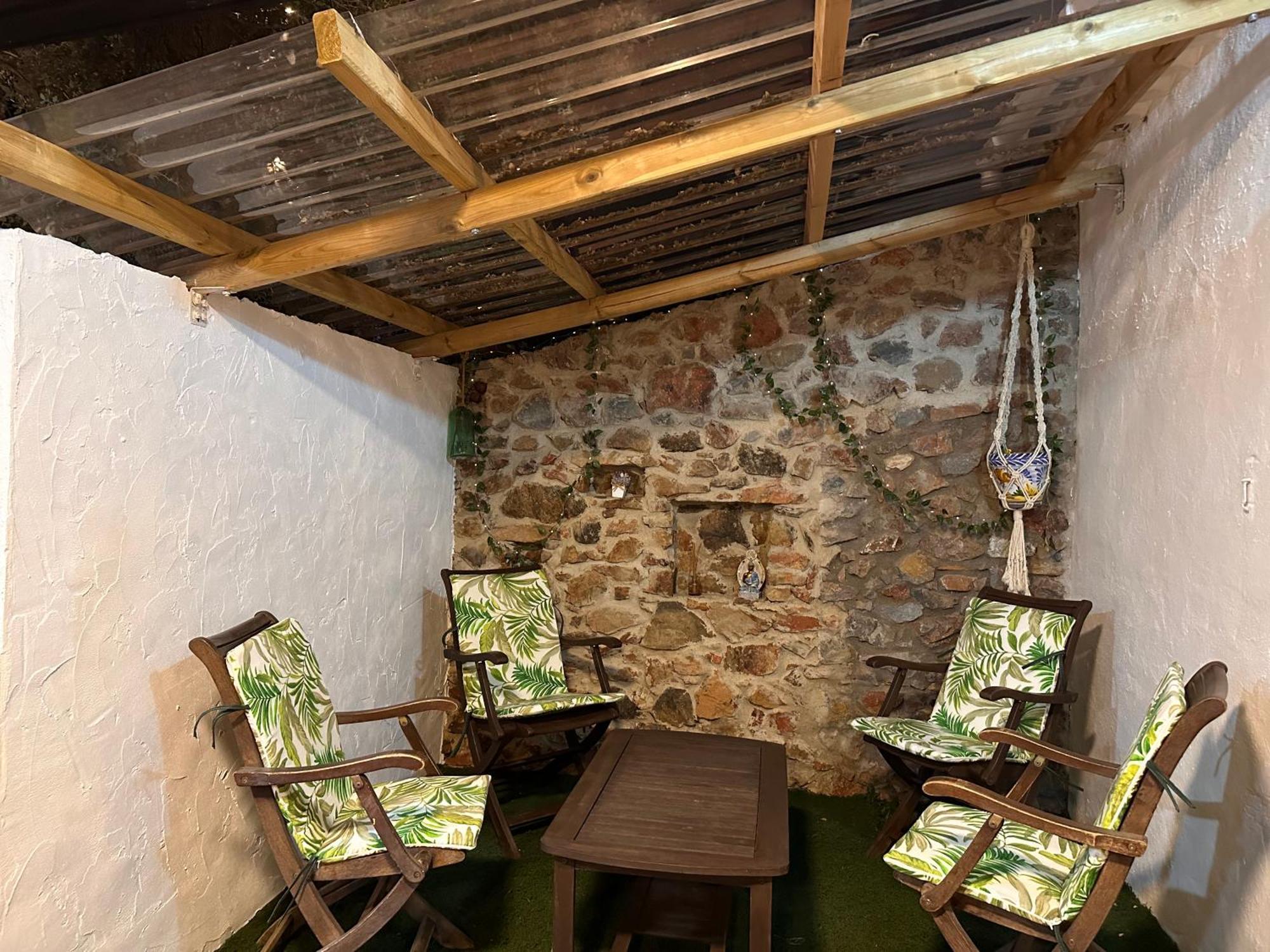 Casa Rural Quejigo Con Piscina Санта-Олалья-дель-Кала Экстерьер фото
