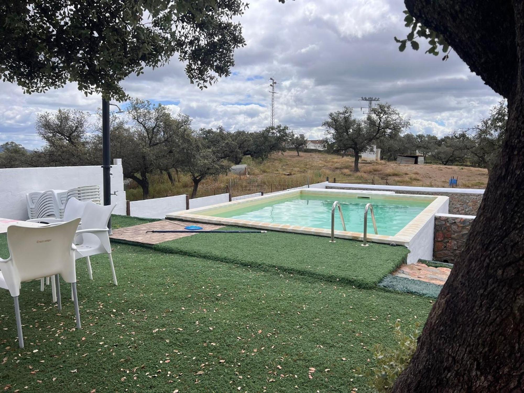 Casa Rural Quejigo Con Piscina Санта-Олалья-дель-Кала Экстерьер фото