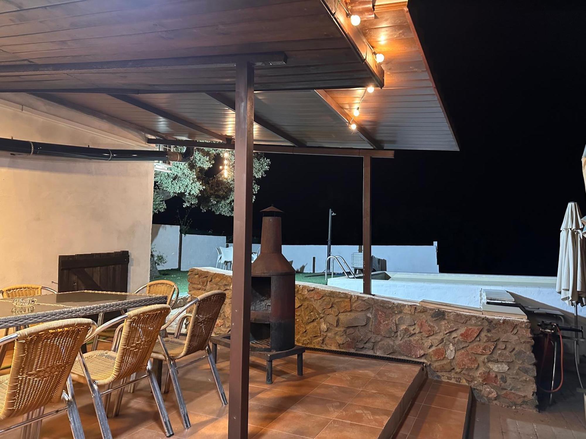 Casa Rural Quejigo Con Piscina Санта-Олалья-дель-Кала Экстерьер фото
